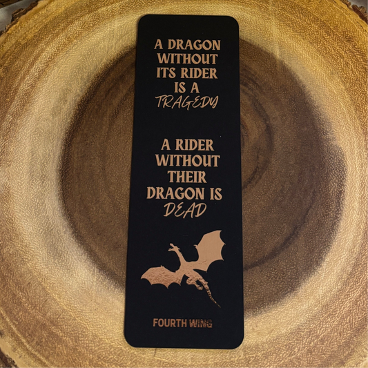 Fourth Wing Bookmark | Dragons & Riders