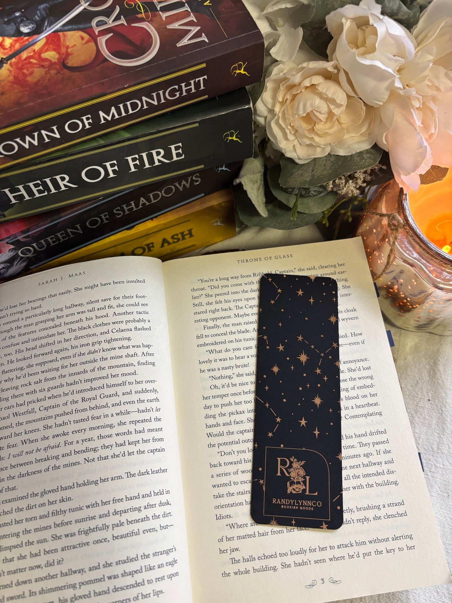 Throne of Glass Bookmark | Proper Reading Material