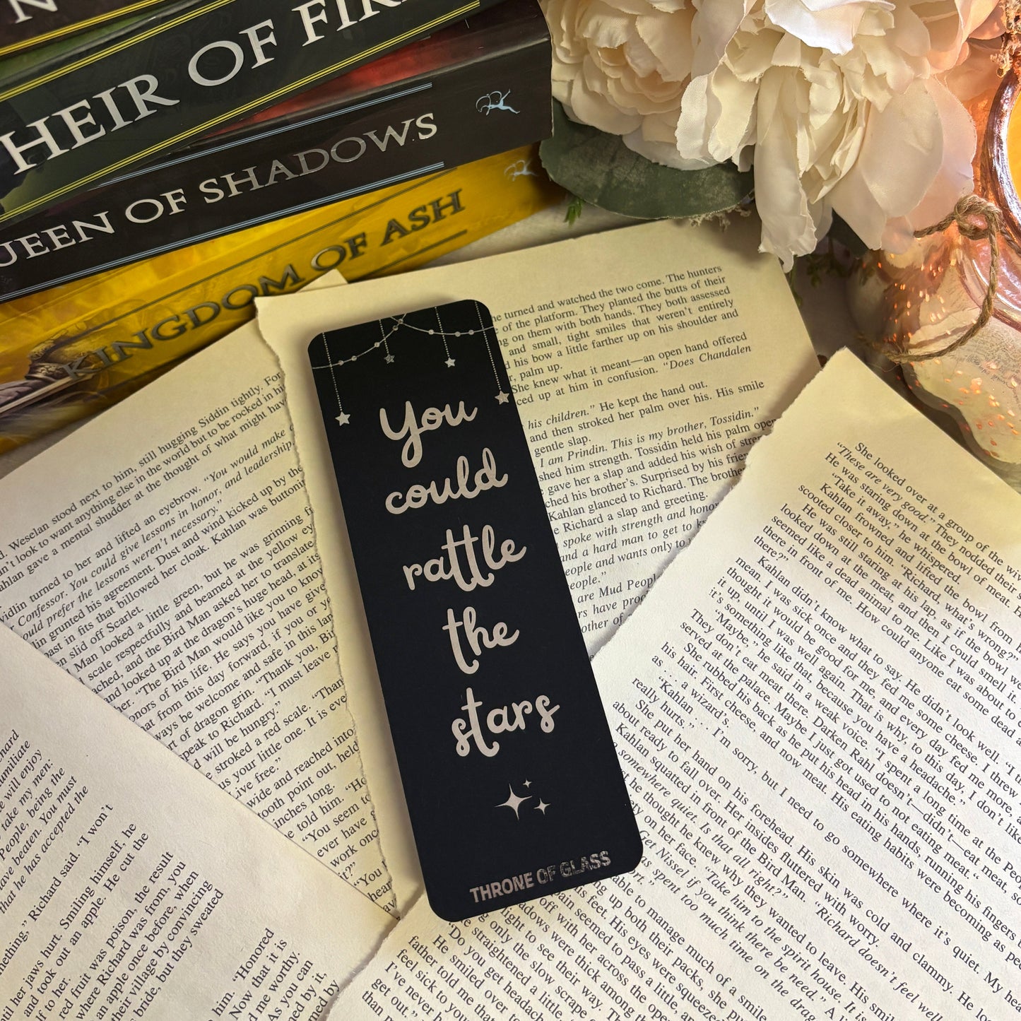 Rattle The Stars Bookmark - Throne of Glass Fandom Gift