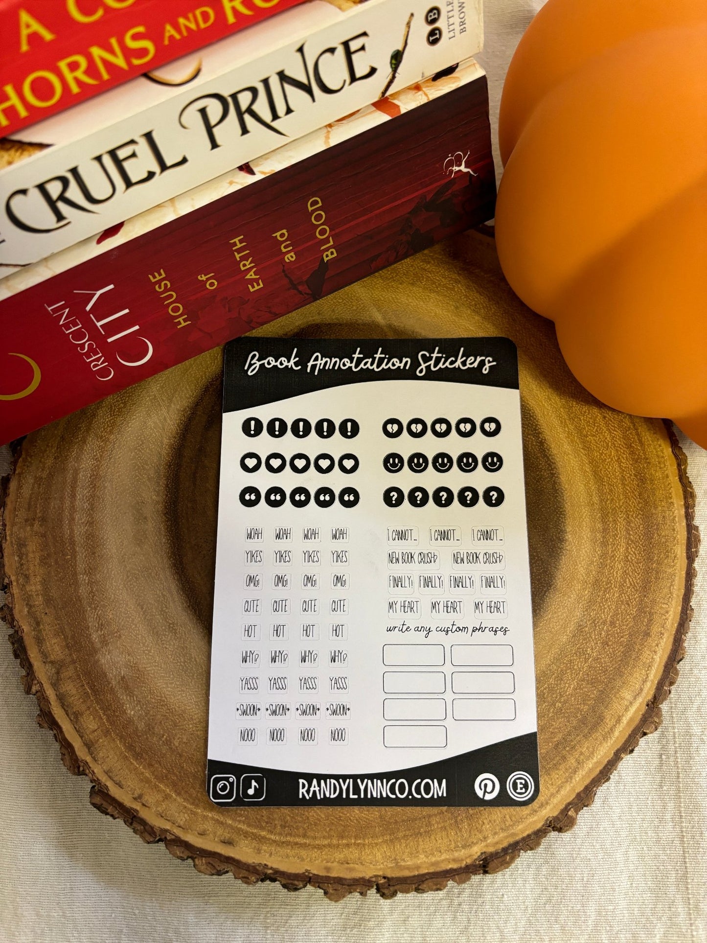 Book Annotation Stickers | 4x6 Sticker Sheet for Book Lovers | Perfect for Journaling & Bookish Gifts | Reading Planner Stickers