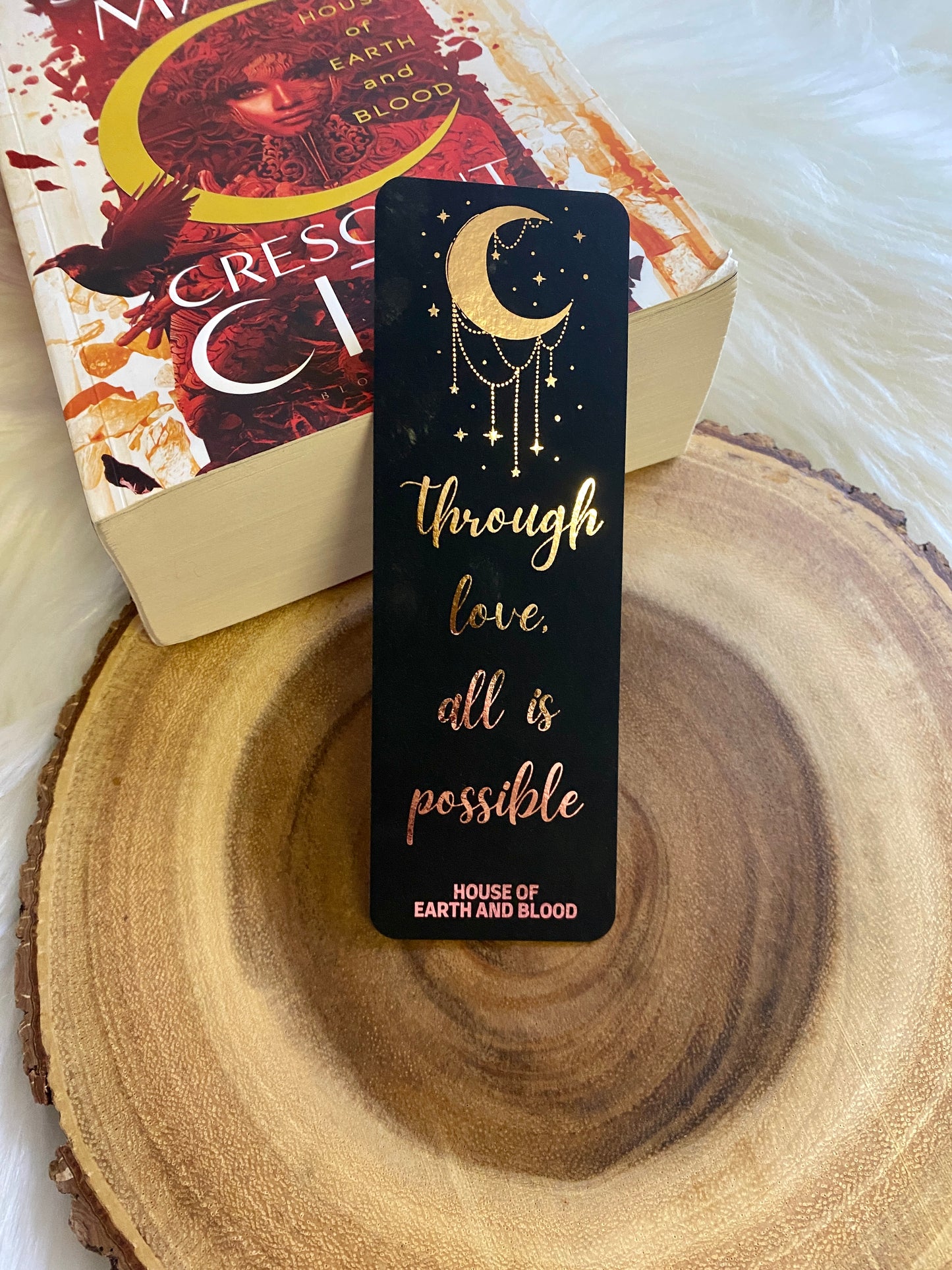 Through Love Bookmark - Sarah J Maas Gift