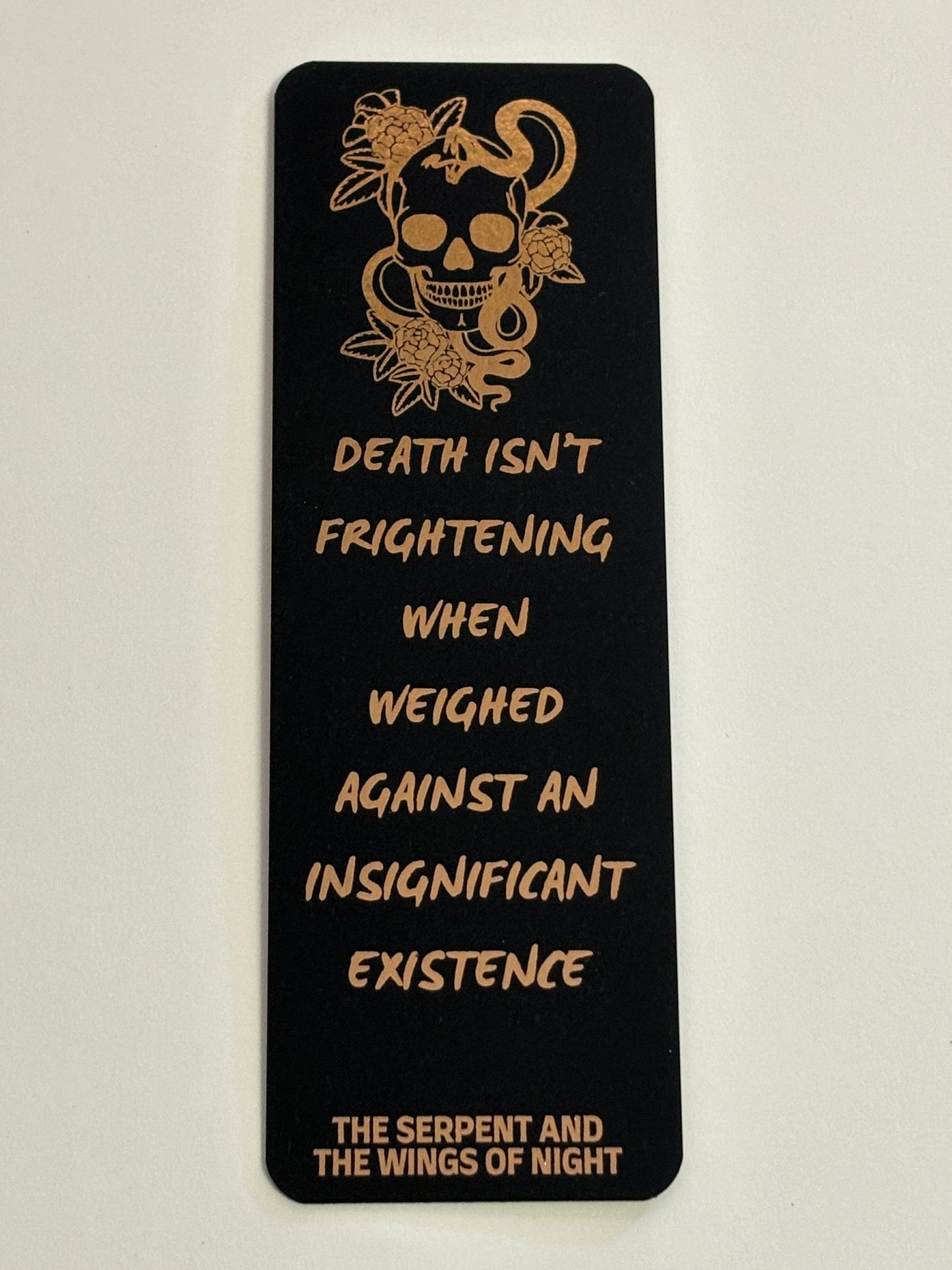 The Serpent and the Wings of Night Bookmark | Death Isn't