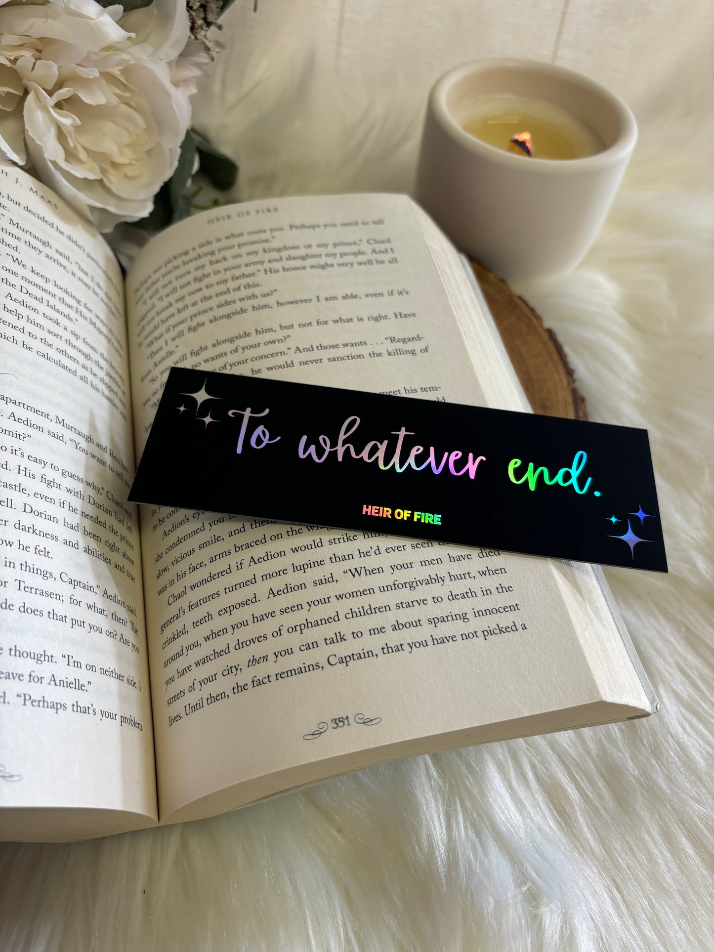 TOG Bookmark | To Whatever End | Holographic Foil