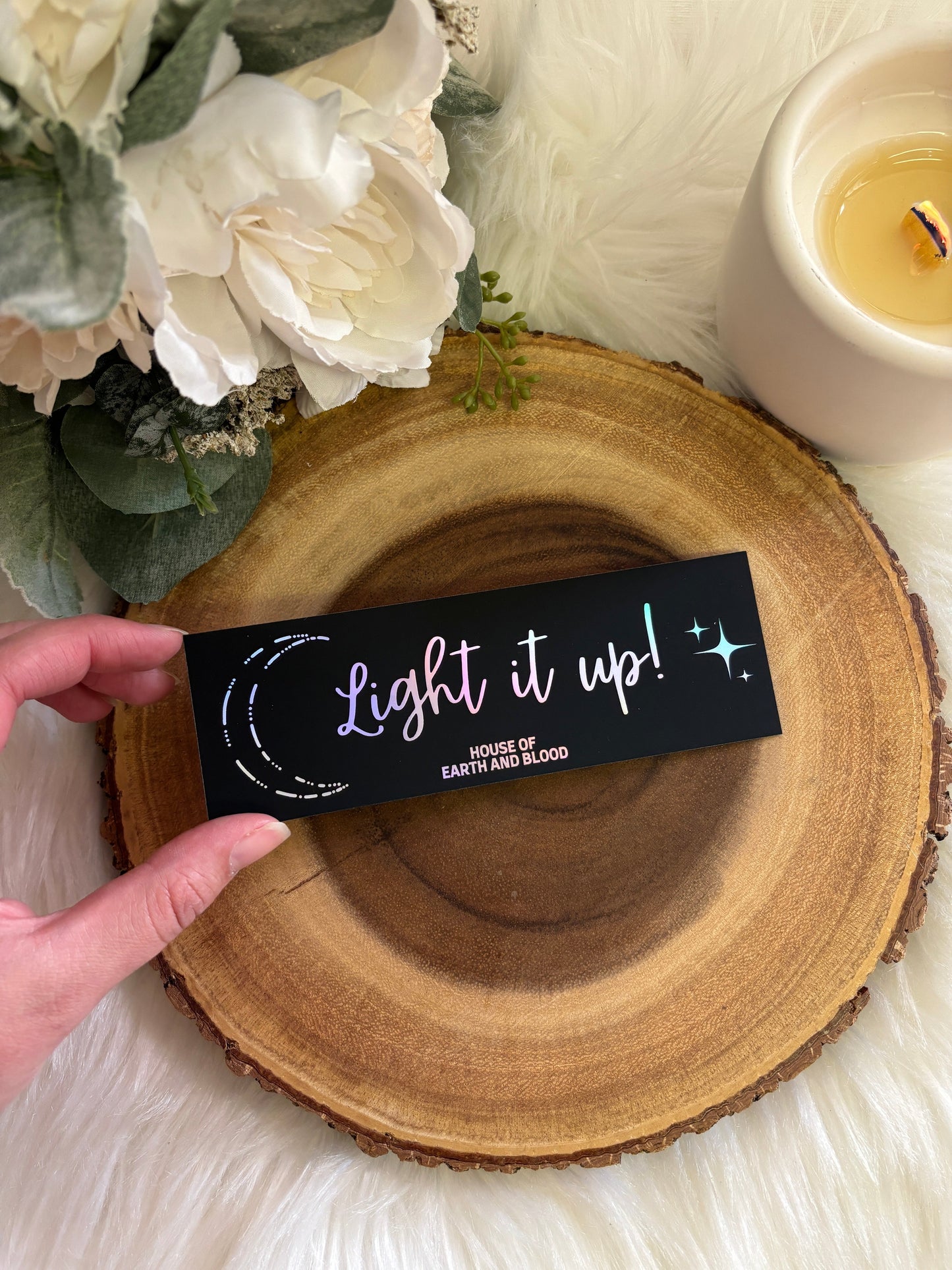 CC Bookmark | Light It Up | Holographic Foil