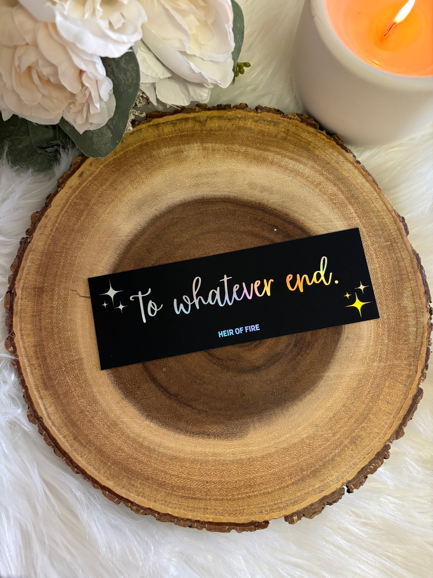 TOG Bookmark | To Whatever End | Holographic Foil