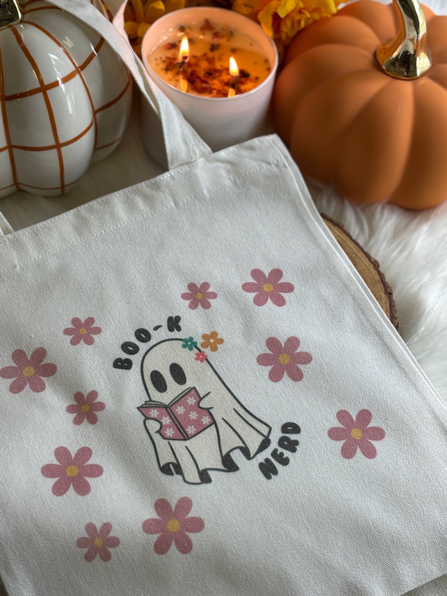 Bookish Tote Bag | Perfect for Halloween | Great Gift for Readers