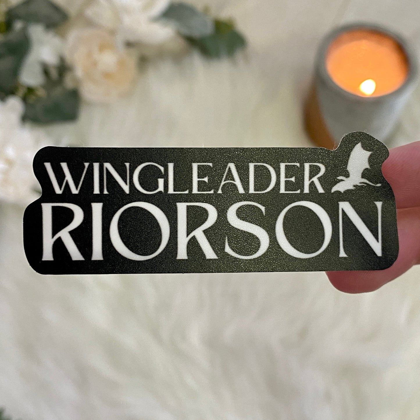 Fourth Wing Sticker | Wingleader Riorson