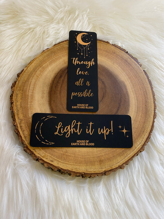 Crescent City Bookmark Bundle | Through Love + Light It Up