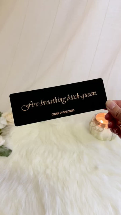 Throne of Glass Bookmark | B*tch Queen